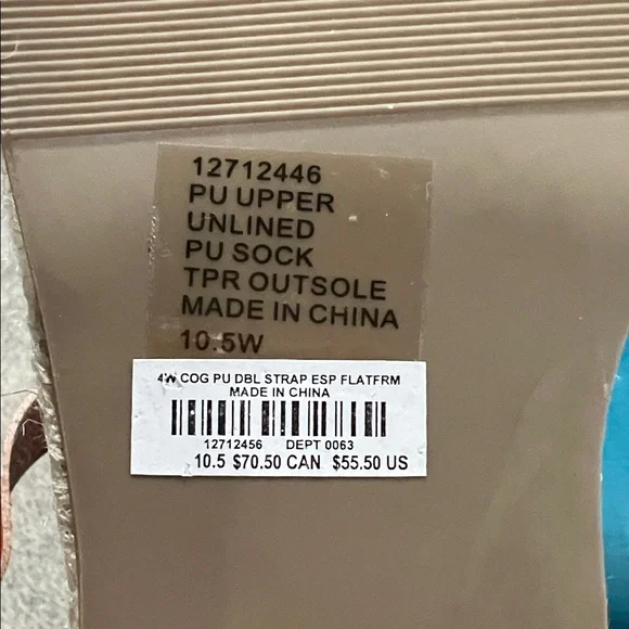 Torrid Cognac and Cream Wedge Sandals - Picture 2 of 11